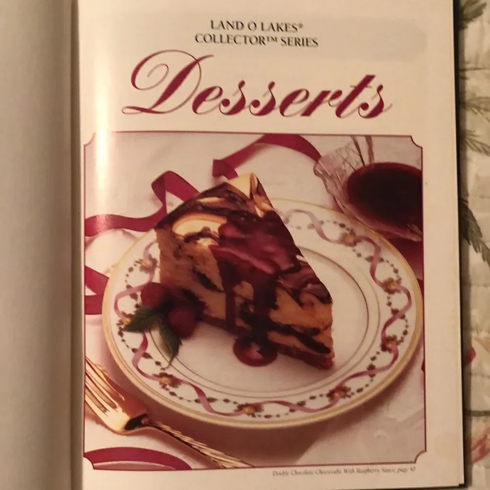 Vintage Treasure LandOLakes Desserts Cookbook